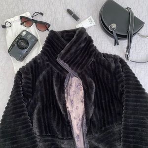 Anthropologie Natasha Faux Fur Jacket